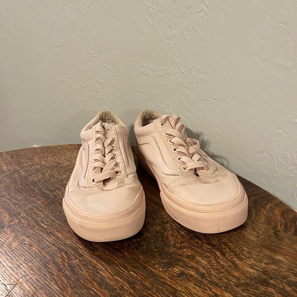 VANS off the wall old skool skaters pink womens 6.5 - Picture 3 of 8